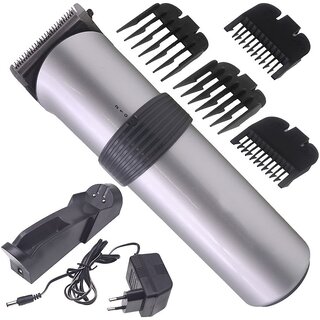                       Rechargeable Silver Cordless Beard Trimmer - 355                                              