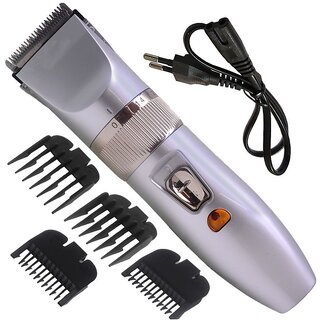                       Rechargeable Silver Cordless Beard Trimmer - 354                                              