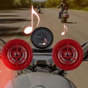 Bluetooth Bike MP3 Speakers Audio System FM Radio Alarm Wireless Remote Bike Stereo System