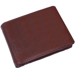                       Brown Faux Leather Men's Regular Wallet ( Pack of 1 ) - 06                                              