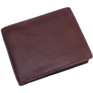                       Brown Faux Leather Men's Regular Wallet ( Pack of 1 ) - 11                                              