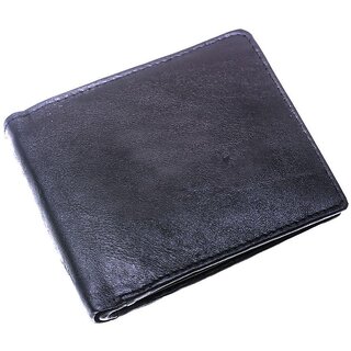                       Black Faux Leather Men's Regular Wallet ( Pack of 1 ) - 25                                              