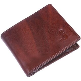                       Brown Faux Leather Men's Regular Wallet ( Pack of 1 ) - 23                                              