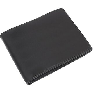                       Black Faux Leather Men's Regular Wallet ( Pack of 1 ) - 07                                              