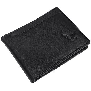                       Black Faux Leather Men's Regular Wallet ( Pack of 1 ) - 03                                              