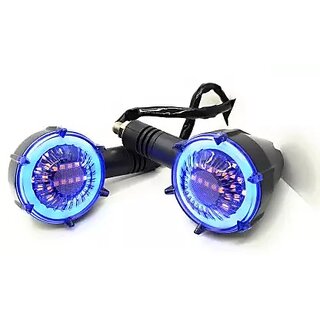                       AutoPowerz Front, Rear LED Indicator Light for Universal For Bike Universal For Bike  (Blue)                                              