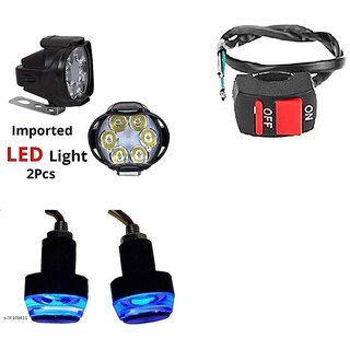                       6 Led fog light Wire Switch with Tyre Light                                               