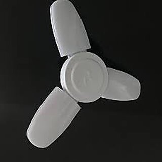                       3 Blade 20 W decorative foldable fan light E27 led bulb ( white pack of 1 )                                              