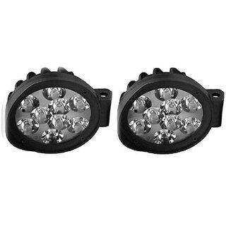                       Combo Fog Light 9 Led Cap 2pc for all Bikes                                              