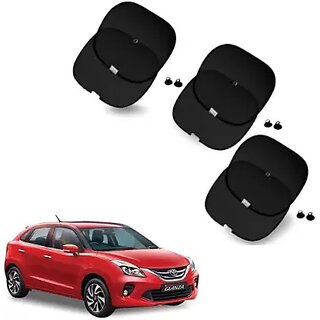                       Universal Car Side Window Chipkoo Sun Shade Cover For Toyota GLANZA (Black, Pack Of 6)                                              