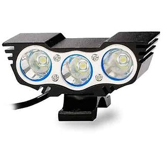                       3 LED Owl Eye Waterproof CREE LED Fog Light with High Beam/Low Beam Function for Bike/Motorcycle and Cars (30W, Black, 1 PC)                                              