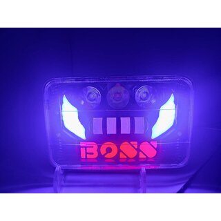 LED Projector Headlight Hi/Low Beam H4 Connector For Hero Splendor Plus, Splendor Pro, Splendor (Boss wings Headlight Splendor) LED Projector Headlight Hi/Low Beam H4 Connector For Hero Splendor Plus, Splendor Pro, Splendor (Boss wings Headlight Splendor)