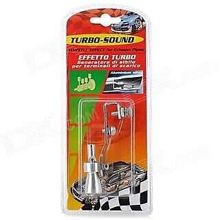                       Turbo Sound Exhaust Muffler Pipe Whistle Blowoff Valve BOV Simulator Whistler.. Car Silencer  (TURBO)                                              