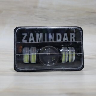                       Zamindar New Splendor HeadlightLED Projector Headlight Hi/Low Beam H4 Connector For Hero Splendor Plus, Splendor Pro, Splendor                                               