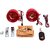 Bluetooth Bike MP3 Speakers Audio System FM Radio Alarm Wireless Remote Bike Stereo System