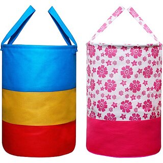                       45 L Multicolor Laundry Bag (Non Woven)                                              