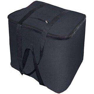                       blanket cover/saree cover storage bag/Blanket cover/Saree cover/Woollen cover-style 3 plain black storage box plain black (Black)                                              