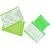 Unicrafts Foldable Storage Box With Lid Storage Box for Wardrobe Clothes, Toy Storage, Non woven Storage Box 1 Pcs Small And 1 Pcs Large Size Pack of 2 Green (Green)