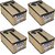 Unicrafts Shirt Cover shirt cover bags for storage Garment Cover Foldable Shirt Cover Storage Organizer T-shirt Trousers Jeans Clothes Wardrobe Organizer Clothing Organiser Pack of 4 Pc Beige SC_Beige4 (Beige)