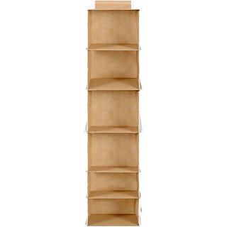                       Unicrafts 6 Section Closet Organizer - Hanging Shelves Closet Organizer ()                                              