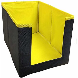                       Unicrafts Shelf Organizers (Yellow, Microfibre)                                              