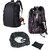 Perasute Bag Cover 100% Waterproof Bag Cover Black Pack of 1 Nylon Bag Cover for School & Luggage Bags Waterproof with Pouch for Laptop Bag (Black)