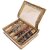 Unicrafts Bangle Box Wooden 4 Rod Chudi Bracelet Organizer 1 Pc Bangle box Vanity Box (Golden) Jewellery Vanity Box (Golden)