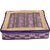 Unicrafts Bangle Box Organiser Wooden 4 Rod Chudi Bracelet Organizer Set of 1 Pc Bangle Box Vanity Box (Purple) Bangle Box Organizer Vanity Box (Purple)