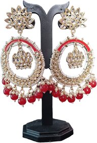D Pearls Premium Chandbali Earrings