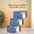 Kuber Industries Laheriya Design Non Woven Underbed Storage Bag|Size 65 x 47 x 34 CM (Blue)-CTKTC134