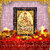 Kuber Laxmi Golden Wall Hanging Wood Photo Frame for Worship (35.5 cmx25.5 cm)