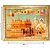 Deep Singh ji with All Ten Sikh Gurus and Golden Temple (13.5x10 In)