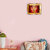 Pancha Mukhi Hanuman Designer Golden Wall Hanging  Wood Photo Frame (8.5x7inch)