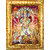 God Krishna Virat Root Golden Wall Hanging  Photo Frame (8.5x7inch)