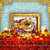 God Kasi Vishwanath Shivaling Golden Wall Hanging  Photo Frame (8.5x7inch)