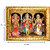 Goddess Durga, Maa Laxmi and Saraswati ji beautiful Photo Frame (8.5x6.5inch)
