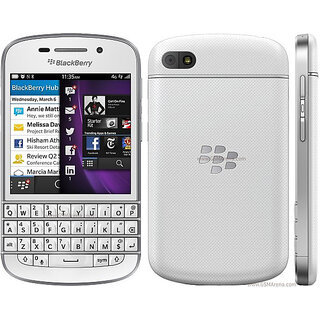                       (Refurbished) BLACKBERRY Q10 WHITE 16 GB 4G LTE SMARTPHONE - Superb Condition, Like New                                              