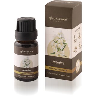                       gleessence 100 Pure  Natural Jasmine Sambac Essential Oil Undiluted (10 ml) Strengthen Hair, Fragrance  Diffuser Oil                                              