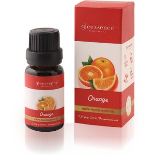                       gleessence 100 Pure  Natural Orange Essential Oil Undiluted (10 ml),Face  Acne Care,Glowing Skin  Anti -wrinkles                                              