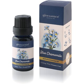 gleessence 100 Pure Natural Blue Chamomile Essential Oil Undiluted (10 ml) Face care Pimples,Destress and Natural