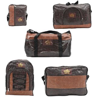 Buy Leatherrite Set of 5 Travel Bags Combo Online at Best Price in