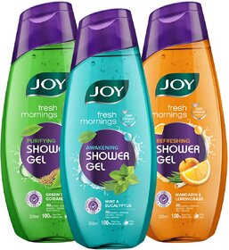 Joy Shower gel body wash for bathing skin softning moisturising pack of 3