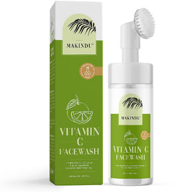 MAKINDU COSMETICS Vitamin C Face Wash for Women  Men Simple Face Wash Clean  Glowing Skin
