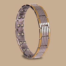 Gaze Me Energy Magnetic Bracelet Metal Stainless Steel Bracelet for Unisex Adult  Unisex Child