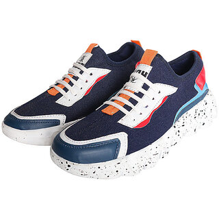                       UnV Sport Shoes SW4 Blue with White Laces Perfect Blend of Style and Durability                                              