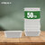 50 Pieces Biodegradable Hinged 25 Oz Rectangular Container Base Only