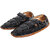 Jenja Comfortable Leatherite Men's Sandals JS1VO (BLACK)
