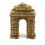 India Meets India Ceramic India Gate Decorative Showpiece - H-6.5 x L-4.5 x W- 2 Inch, Brown