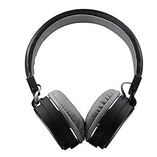                       Wox SH-12 Wireless Bluetooth Over the Ear Headphone with Mic (Black)                                              