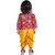 Kid Kupboard Cotton Baby Boys Kurta and Dhoti Pant, Multicolor, Full-Sleeves, Crew Neck, 1-2 Years KIDS4742